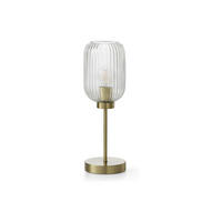 TISCHLAMPE - 14 cm x 14 cm - Metall, Metall - Goldfarben - LOUXOR - Goldfarben, Metall (14/14/43.5cm) - Vente-Unique