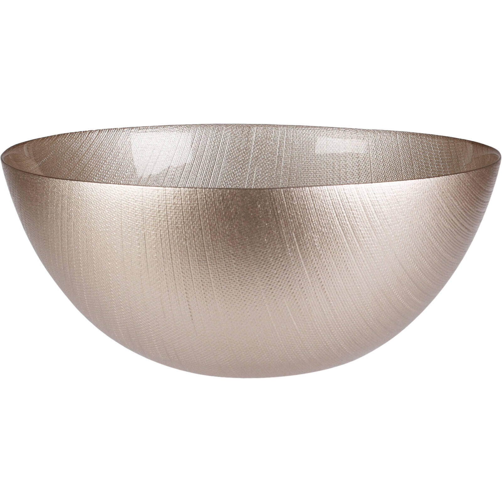 SCHALE Karneol Ø 28 cm - Goldfarben, Glas (28cm) - Home Styling Collection