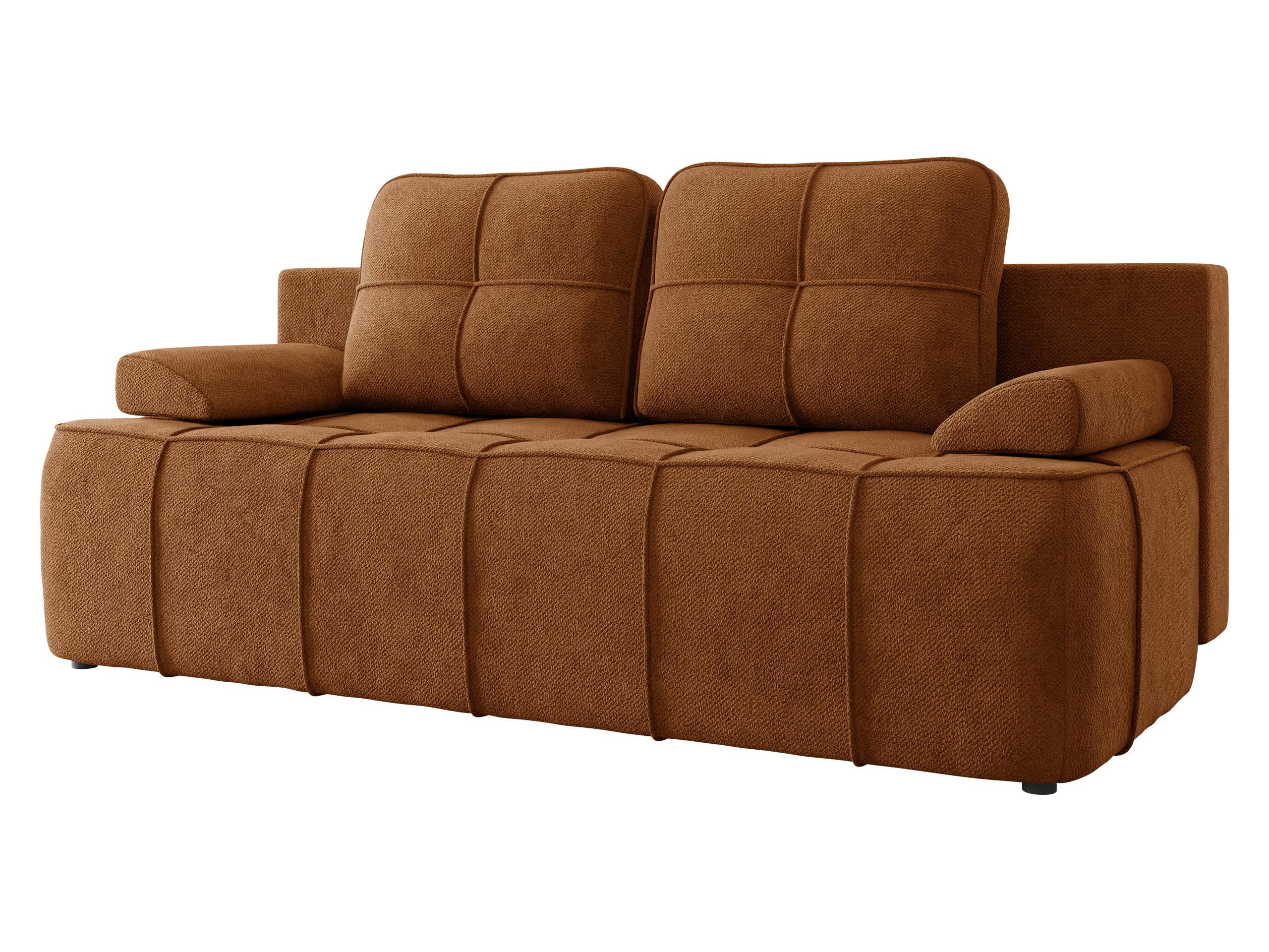 SCHLAFSOFA Lover - Schwarz/Bronzefarben, Holz/Kunststoff (202/95/95cm) - MIRJAN24