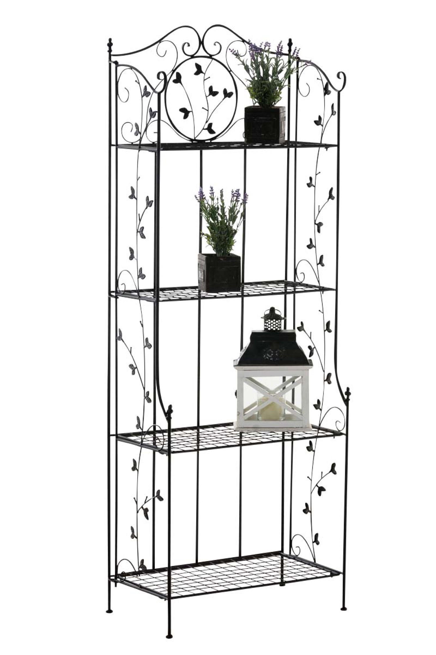 TPFGarden Standregal Schwarz 60x158x33 cm