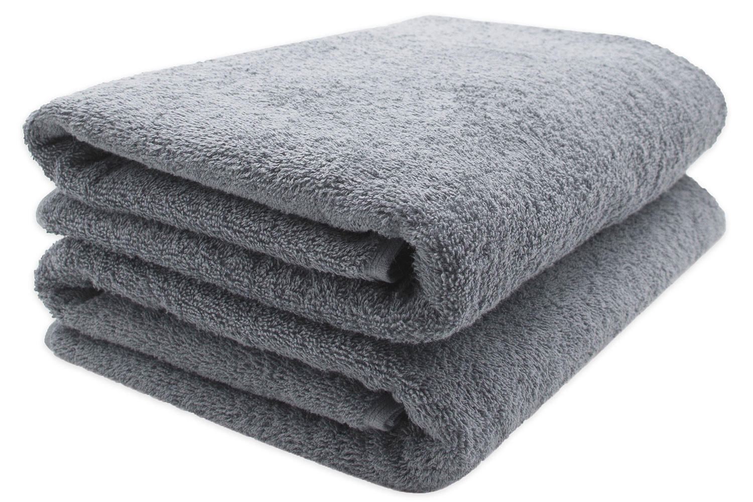 SAUNATUCH, 2er-Set, 70x200 cm, 100% Baumwolle, Grau - Grau, Textil (70/200cm) - Zollner