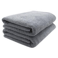 SAUNATUCH, 2er-Set, 70x200 cm, 100% Baumwolle, Grau - Grau, Textil (70/200cm) - Zollner