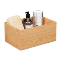 AUFBEWAHRUNGSBOX - Hellbraun, Holz/Holzwerkstoff (30/14/20cm) - Relaxdays