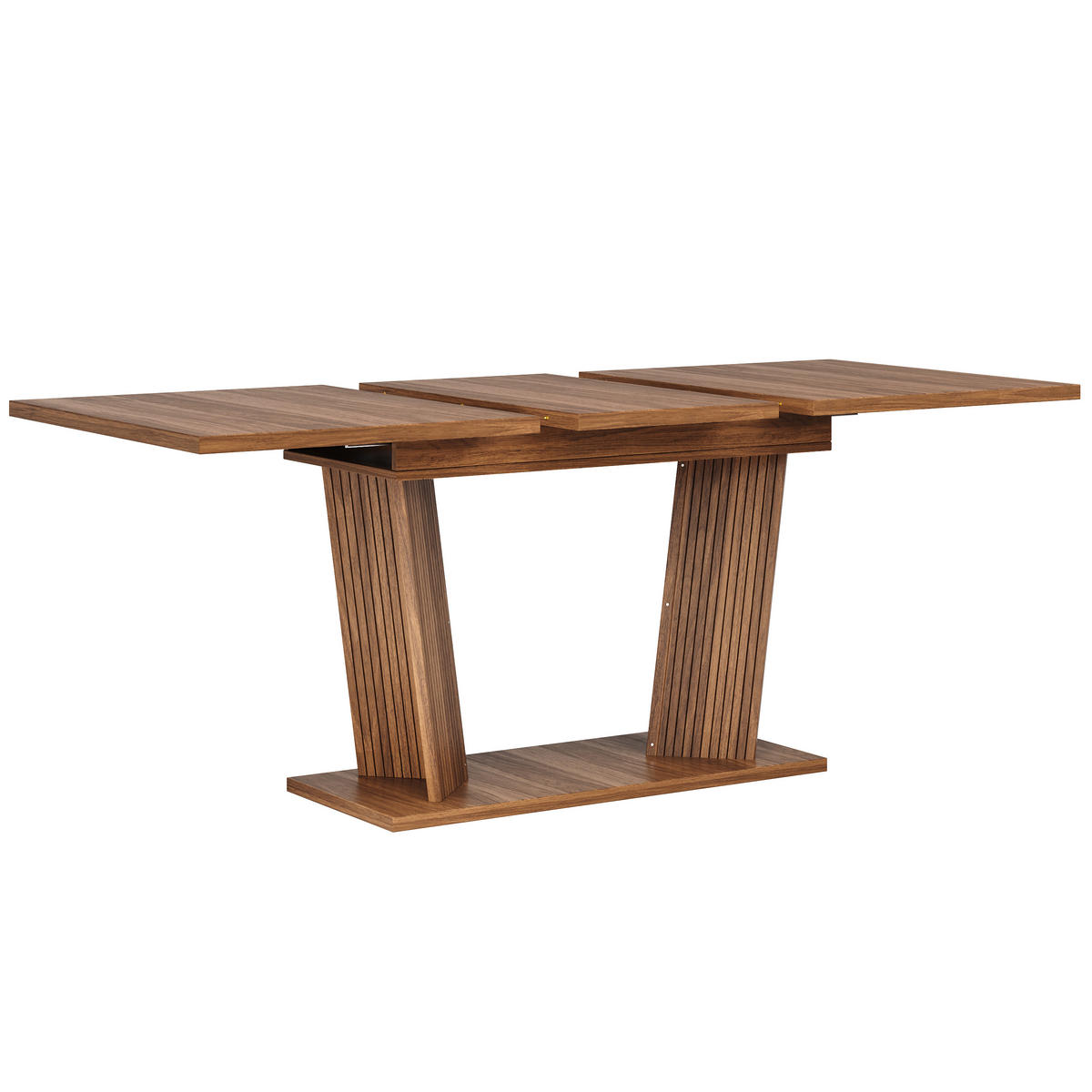 ESSTISCH ausziehbar 120-160/80/76 cm DE-39645 Dunkelbraun - Dunkelbraun, Holzwerkstoff (80/160/76cm) - ComfortXL