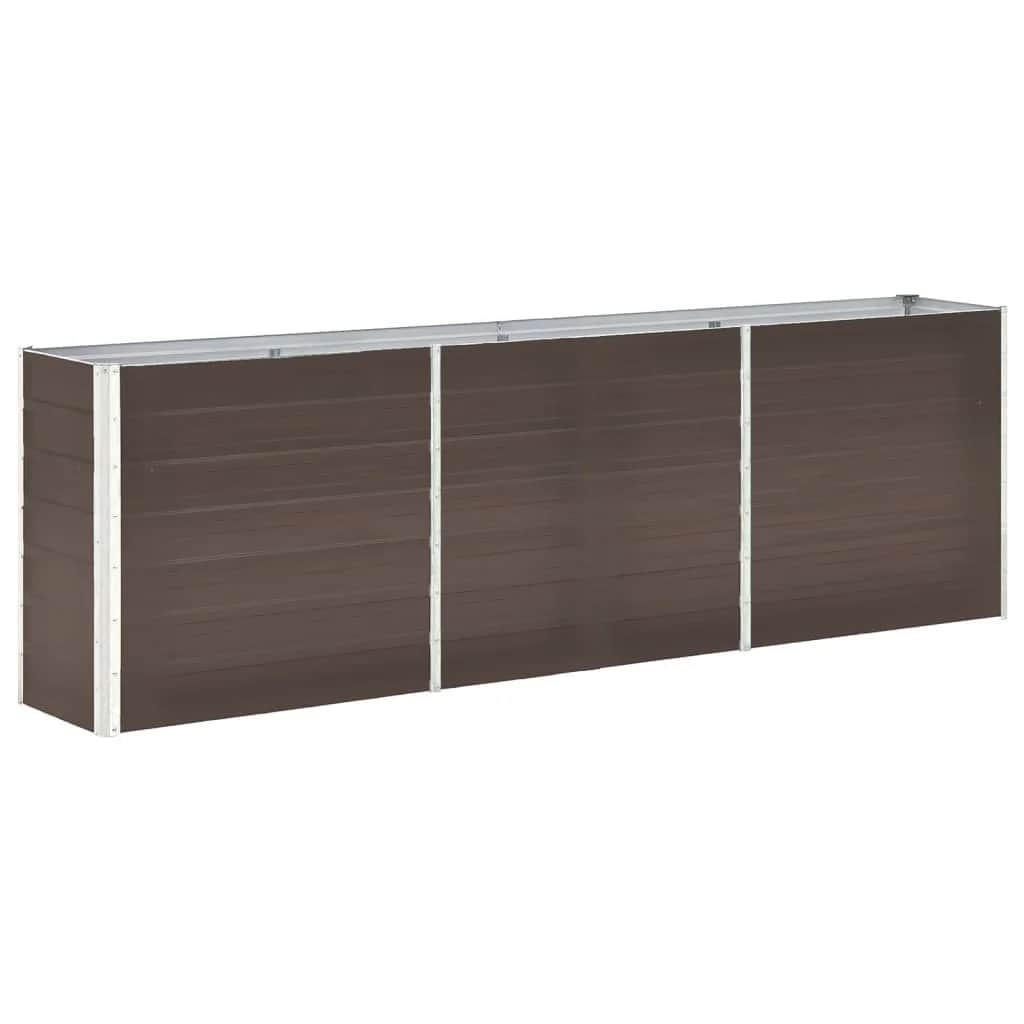 Deluke Hochbeet Braun 240x77x40 cm