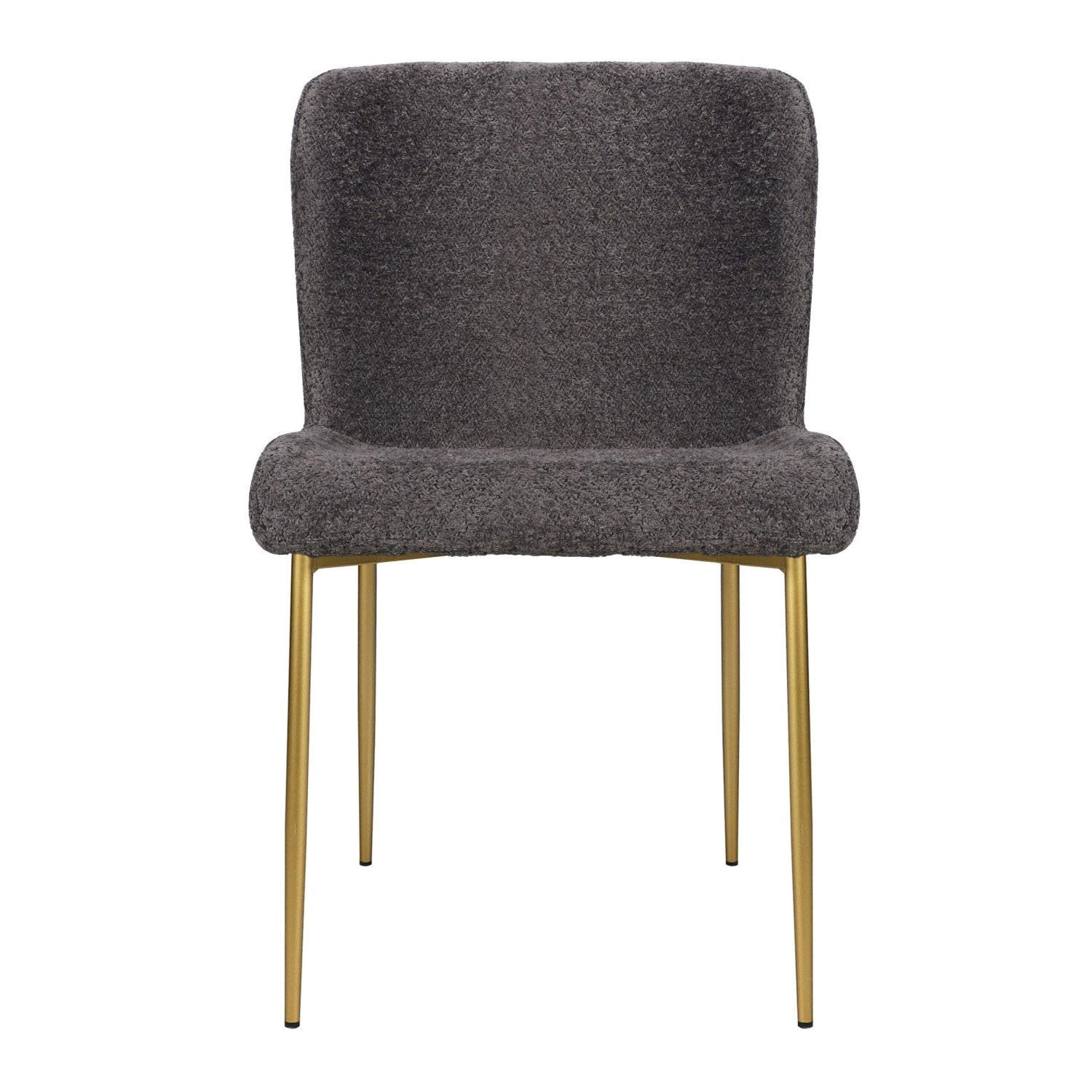POLSTERSTUHL Neul Grau / Gold mit Bouclé-Bezug - Goldfarben/Grau, Textil/Metall (50/81/54.5cm) - Selsey