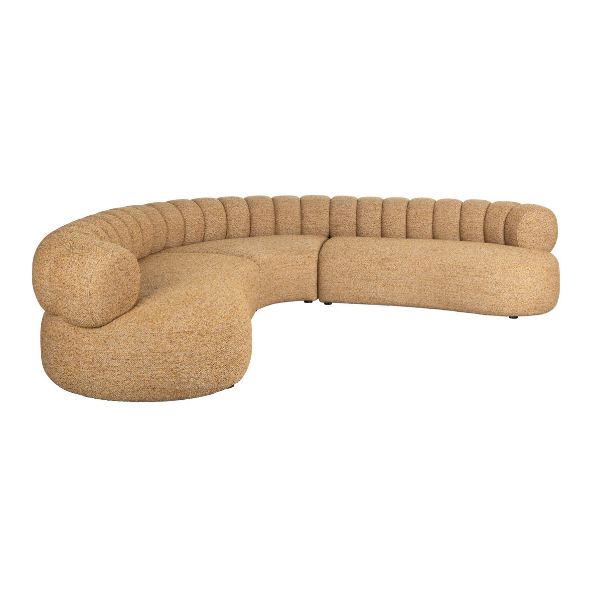 ECKSOFA 7-SITZER Duvane Braun - Braun, Kunststoff (286/286cm) - Dutchbone