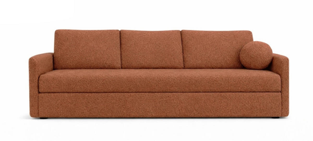 SOFA Ceglasty SISI Mit Schlaffunktion - Orange, Textil (207/90/87cm) - Sepro Meble