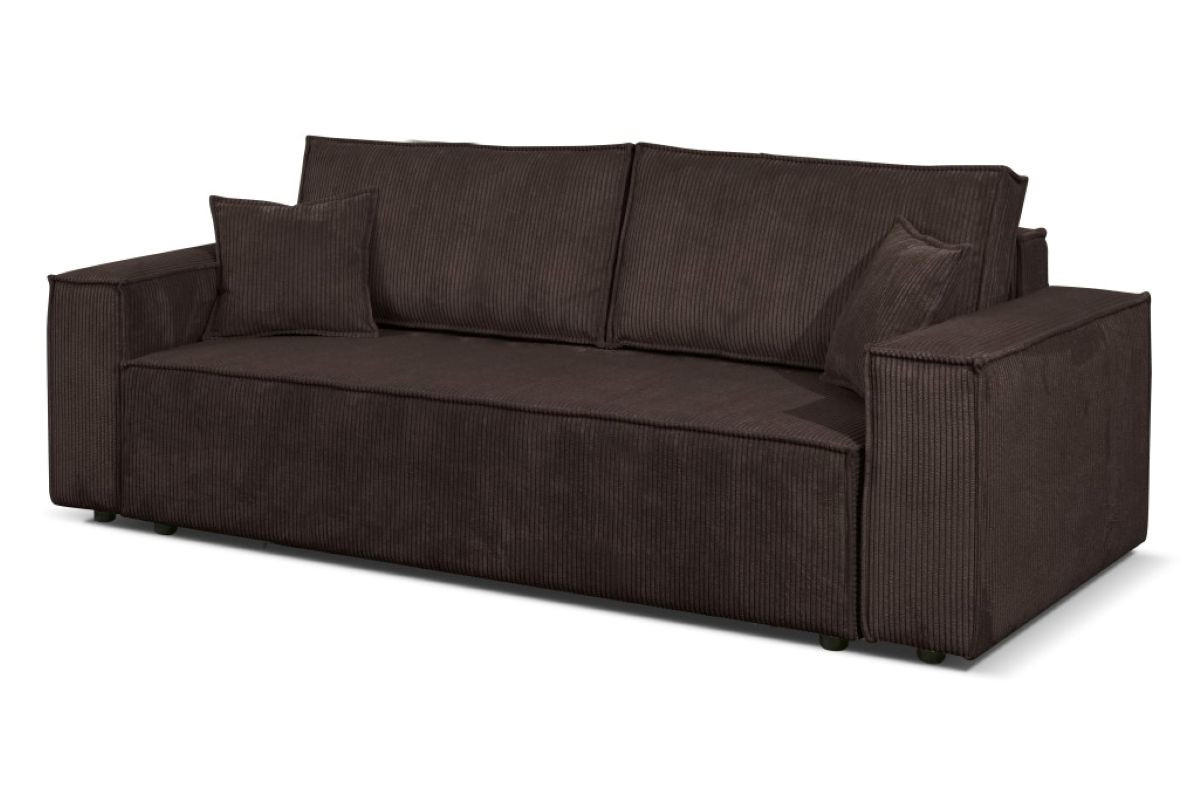 SOFA Passio III 250 x 105 cm, mit Schlaffunktion und Bettkasten, braun - Braun, Kunststoff (250/98/105cm) - Margaret Hadas24