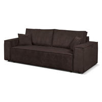SOFA Passio III 250 x 105 cm, mit Schlaffunktion und Bettkasten, braun - Braun, Kunststoff (250/98/105cm) - Margaret Hadas24