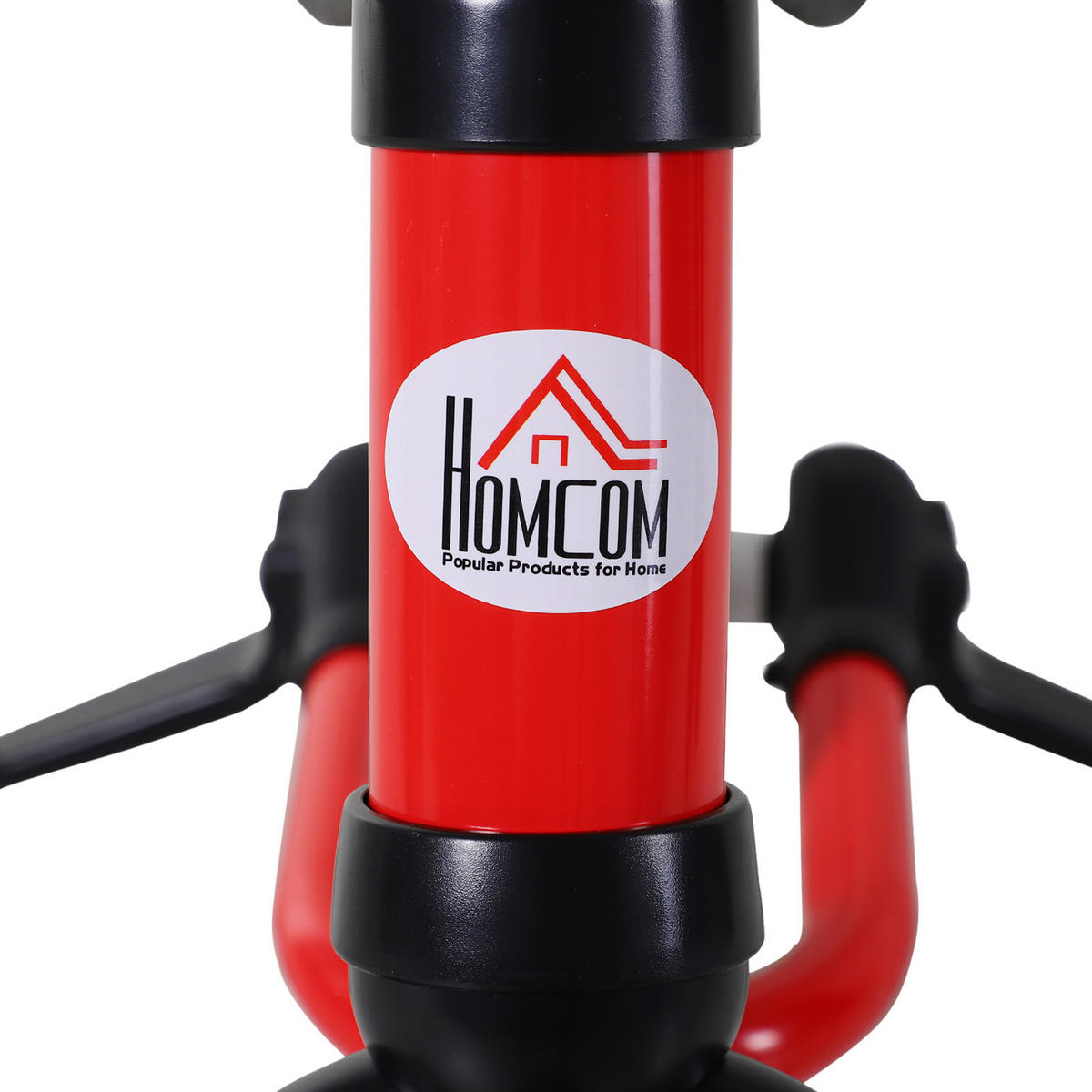 LAUFRAD DE-18540 2-in-1 mit Pedalen & Stützrädern Rot - Rot, Metall (85/36/54cm) - ComfortXL