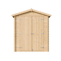 GARTENHAUS HOLZ M367C1 1,98 m² - Naturfarben, Holz (196/218/136cm) - Timbela