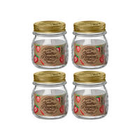 WECK-GLAS Weckpot Quattro Stagioni - ø 8,5 cm / 250 ml - 4 Stück - Transparent, Glas (2/10/9cm) - Bormioli Rocco