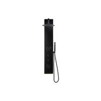 DUSCHSÄULE - 20 cm x 39 cm - metall - schwarz Jubida - Schwarz, Metall (20/130/39cm) - Vente-Unique