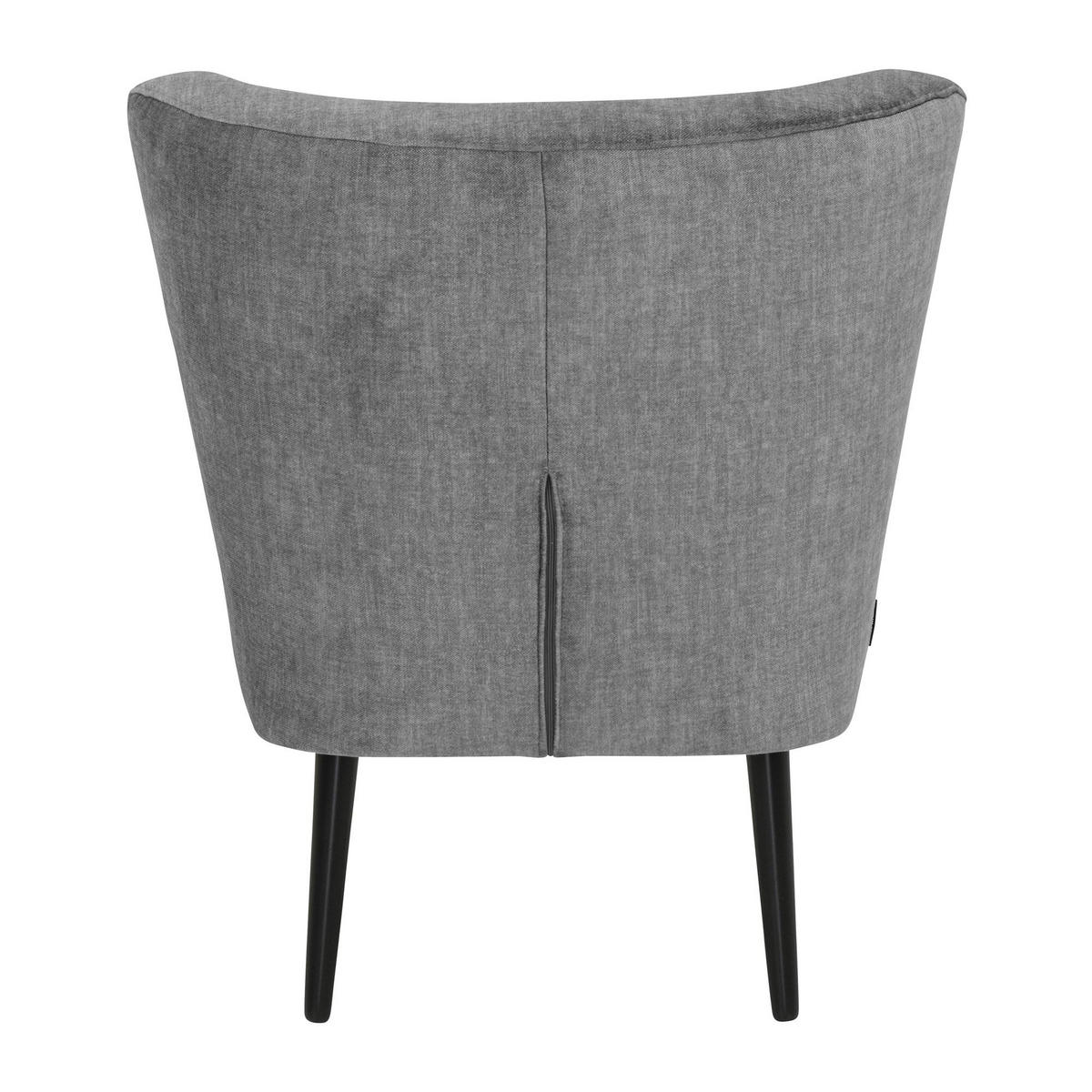 POLSTERSESSEL Kassi Samtvelours anthrazit - Anthrazit, Kunststoff (68/80/69cm) - 58aufmkessel