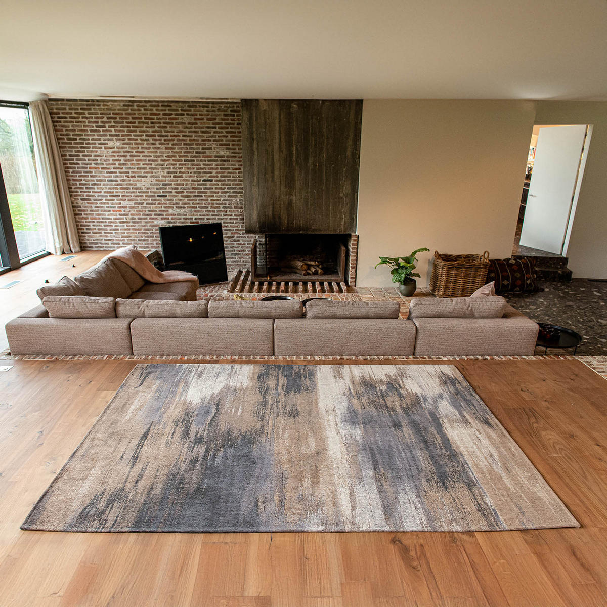 TEPPICH Flachgewebe MONETO Mehrfarbig 170 x 240 cm - Multicolor, Textil (170/240cm) - Novatrend