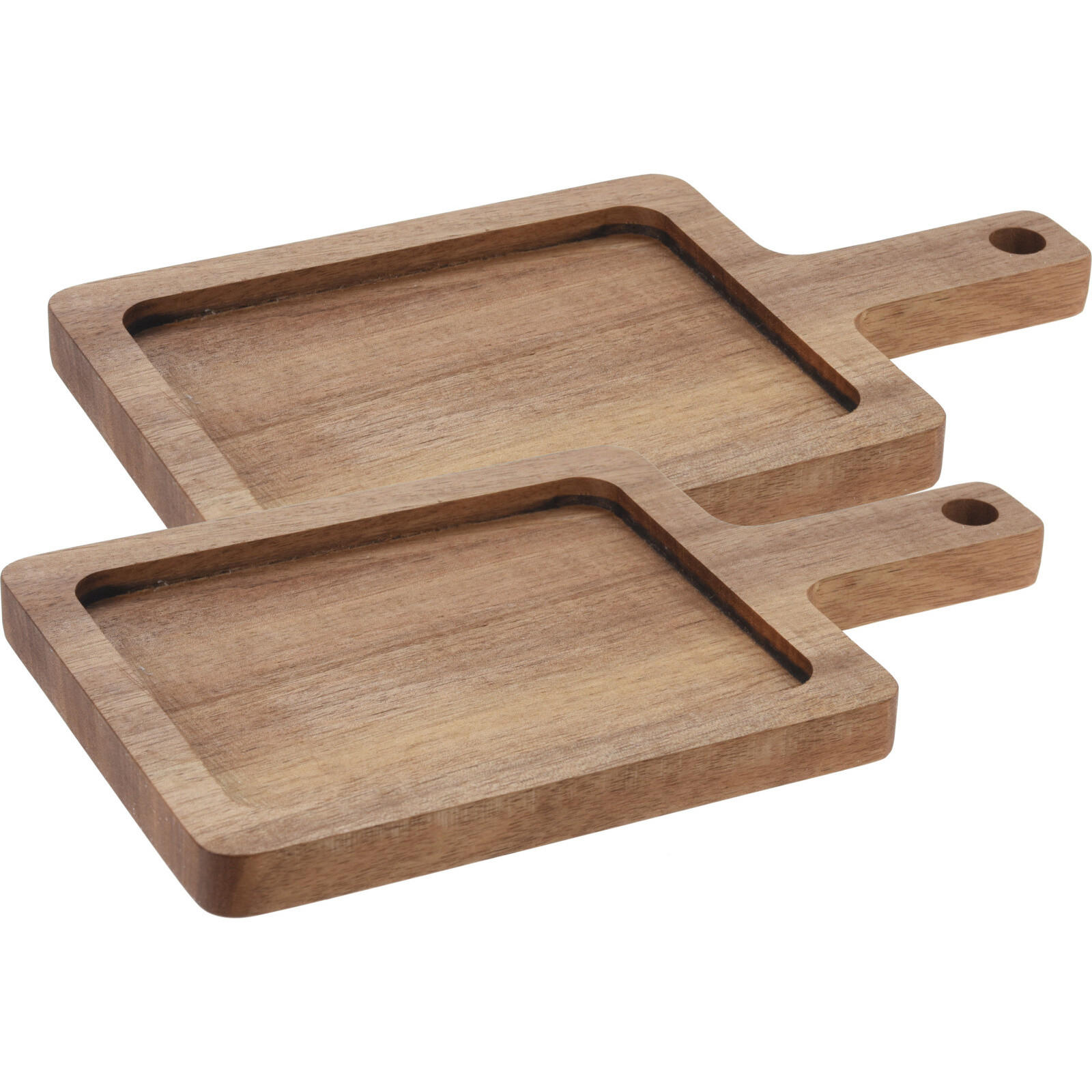 SERVIERBRETT aus Akazienholz Braun 23/13/1,5 cm - Braun, Holz (13/1.5/23cm) - Excellent Houseware