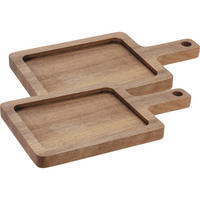 SERVIERBRETT aus Akazienholz Braun 23/13/1,5 cm - Braun, Holz (13/1.5/23cm) - Excellent Houseware