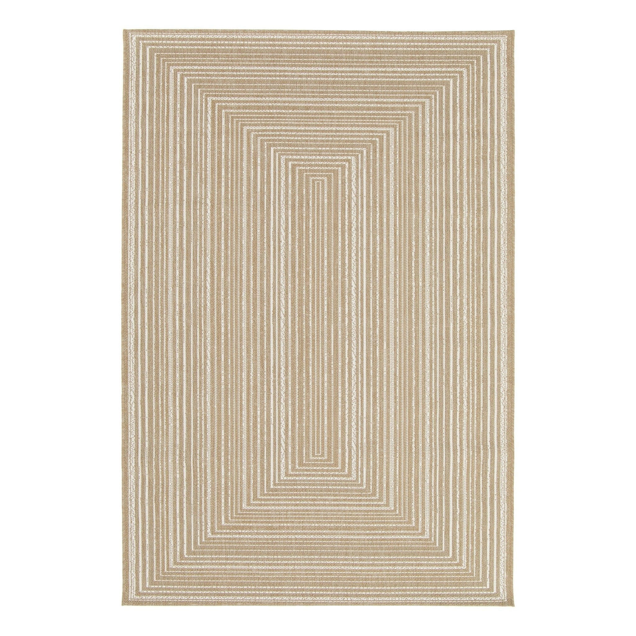 TEPPICH für Innen und Außen im Designstil beige - Beige, Textil (160/230cm) - AFK Living