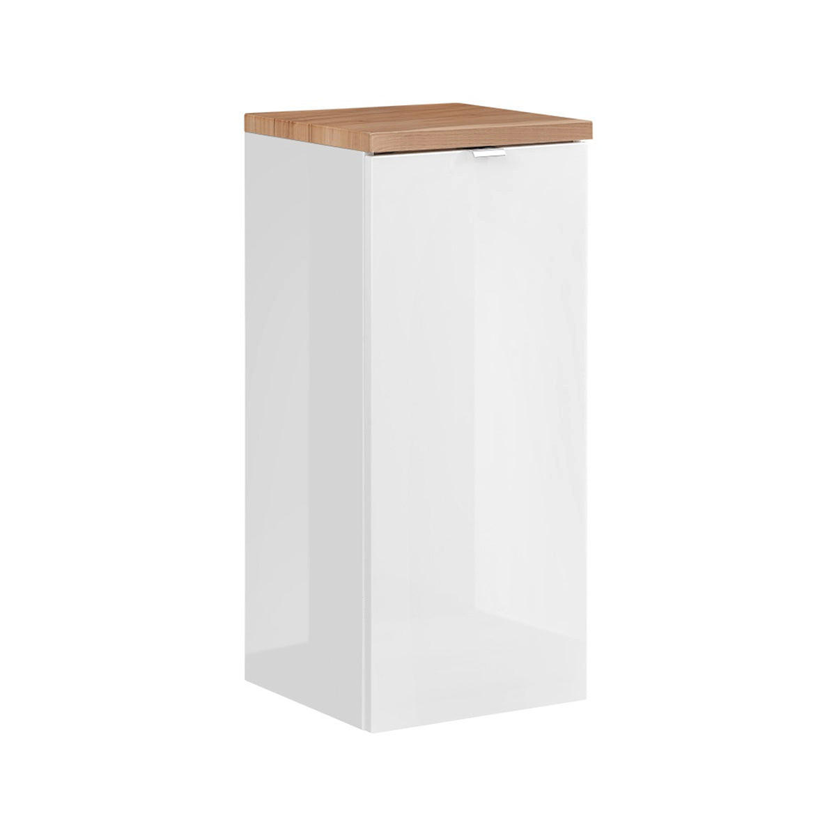 HÄNGESÄULE April Weiß und Holz - Weiß, Holzwerkstoff (35.4/80/35cm) - Petits-meubles