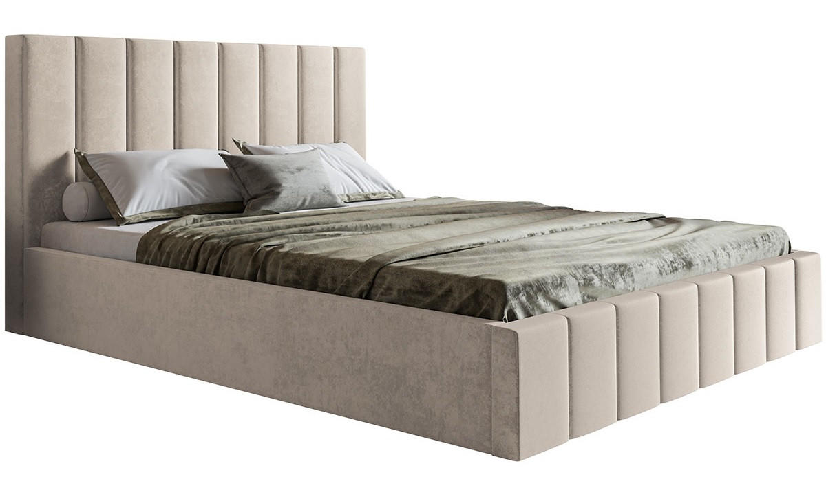 BETT Beige SIM 10 120x200 cm - Beige, Textil (120/200cm) - Sepro Meble