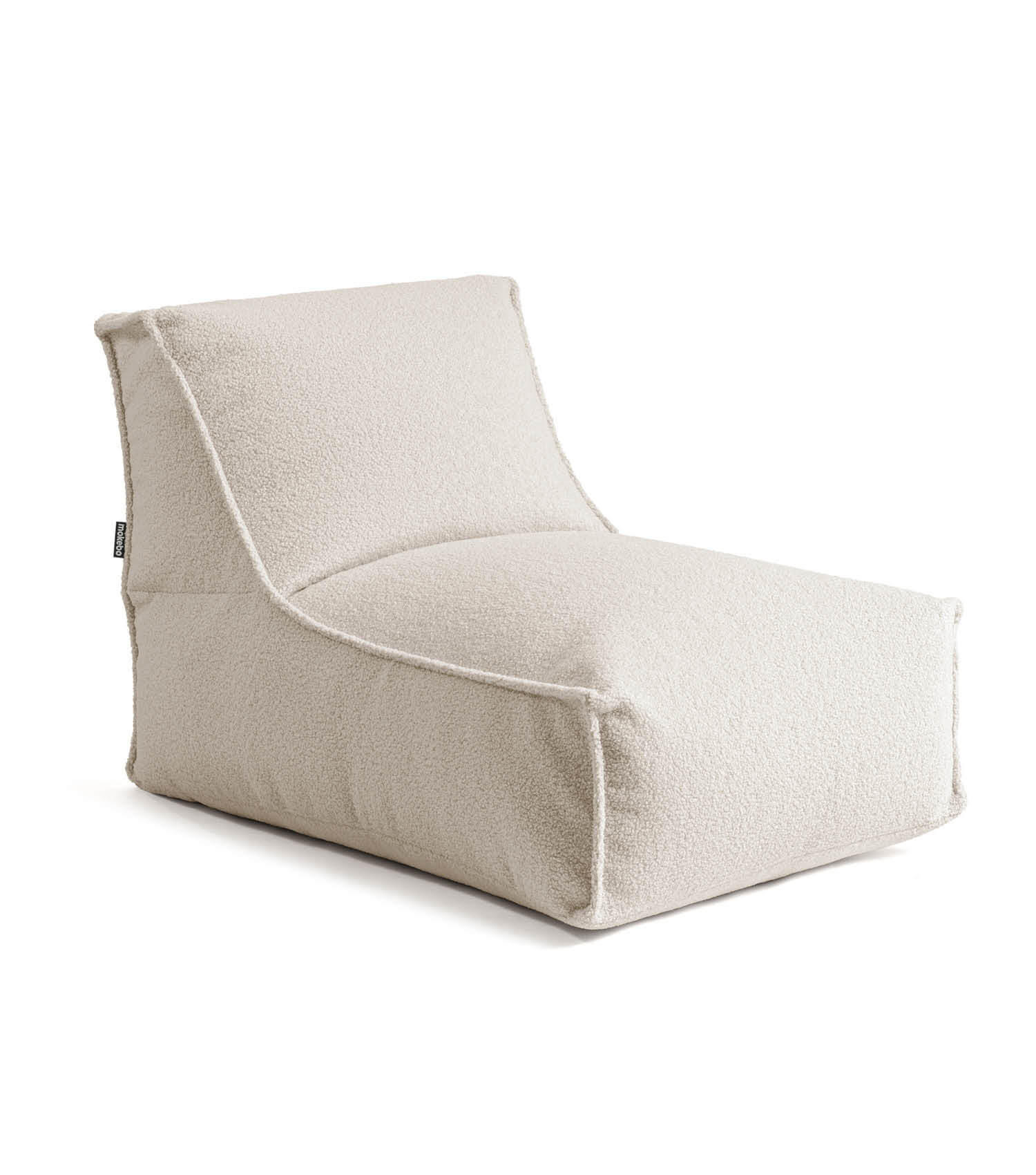 Mokebo Sitzsack Beige 100x65x65 cm