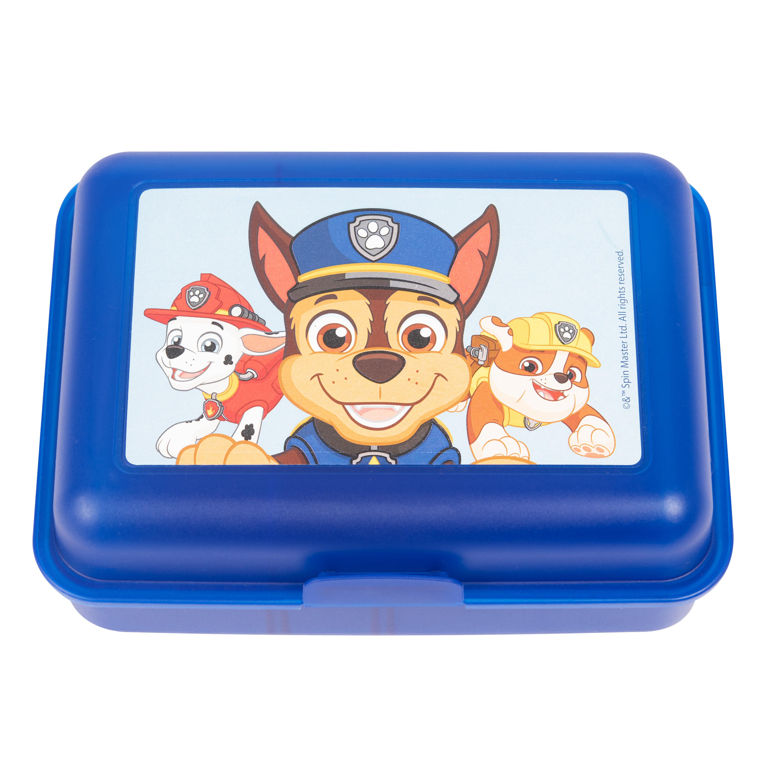 BROTDOSE Paw Patrol Chase, Marshall & Rubble Blau 17,5 x 12,8 x 6,9 cm - Blau, Kunststoff (17.5/6.9/12.8cm) - Paw Patrol