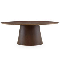 ESSTISCH AURA dunkelbraun - Dunkelbraun, Holzwerkstoff (110/180/76cm) - IDIMEX