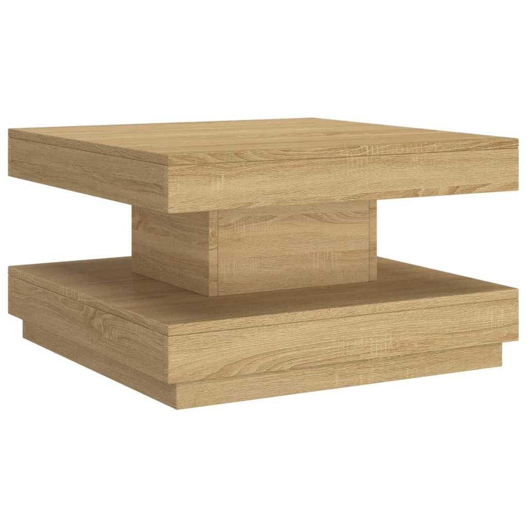 COUCHTISCH Hellbraun 60x60x35 cm MDF - Braun, Holzwerkstoff (60/60/35cm) - furnicato