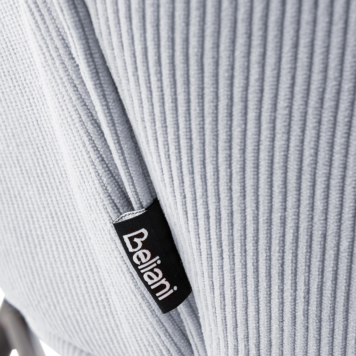 SCHAUKELSESSEL Hellblau Arset - Blau/Schwarz, Textil (71/104/83cm) - Beliani