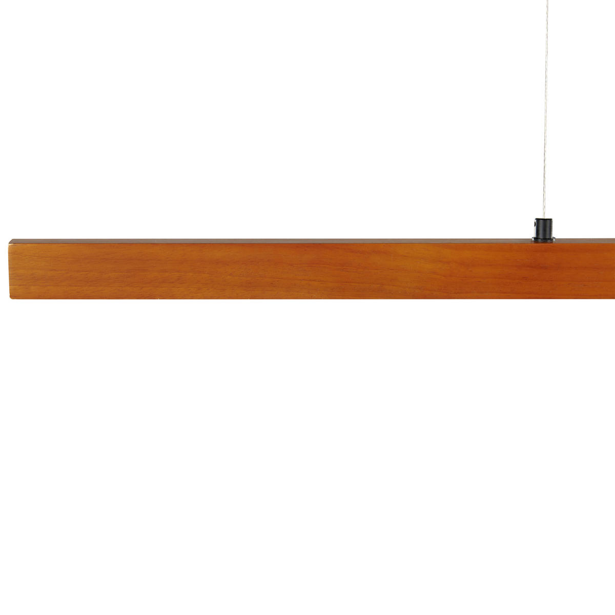 HÄNGELEUCHTE Stewarts 4/115/125 cm - Dunkelbraun, Holz (4/115/125cm) - Beliani