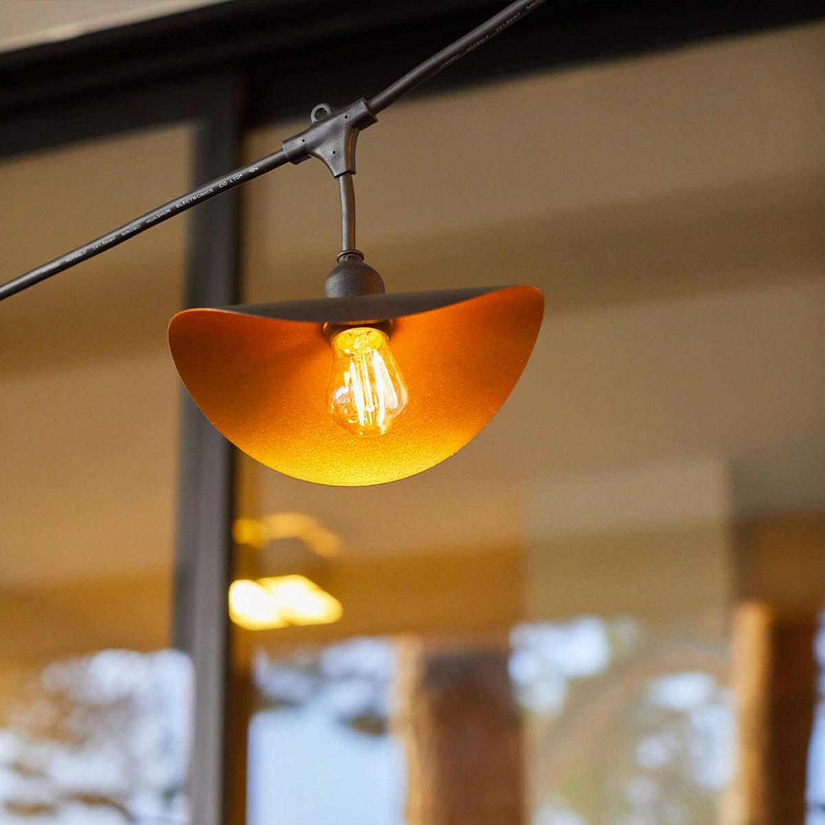 LICHTERKETTE HAT LIGHT schwarz - Schwarz, Metall (600cm) - Lumisky
