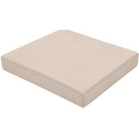 GARTENSTUHL eckig 51/43/5 cm Stoff Creme - Creme, Textil (51/5/43cm) - CLP