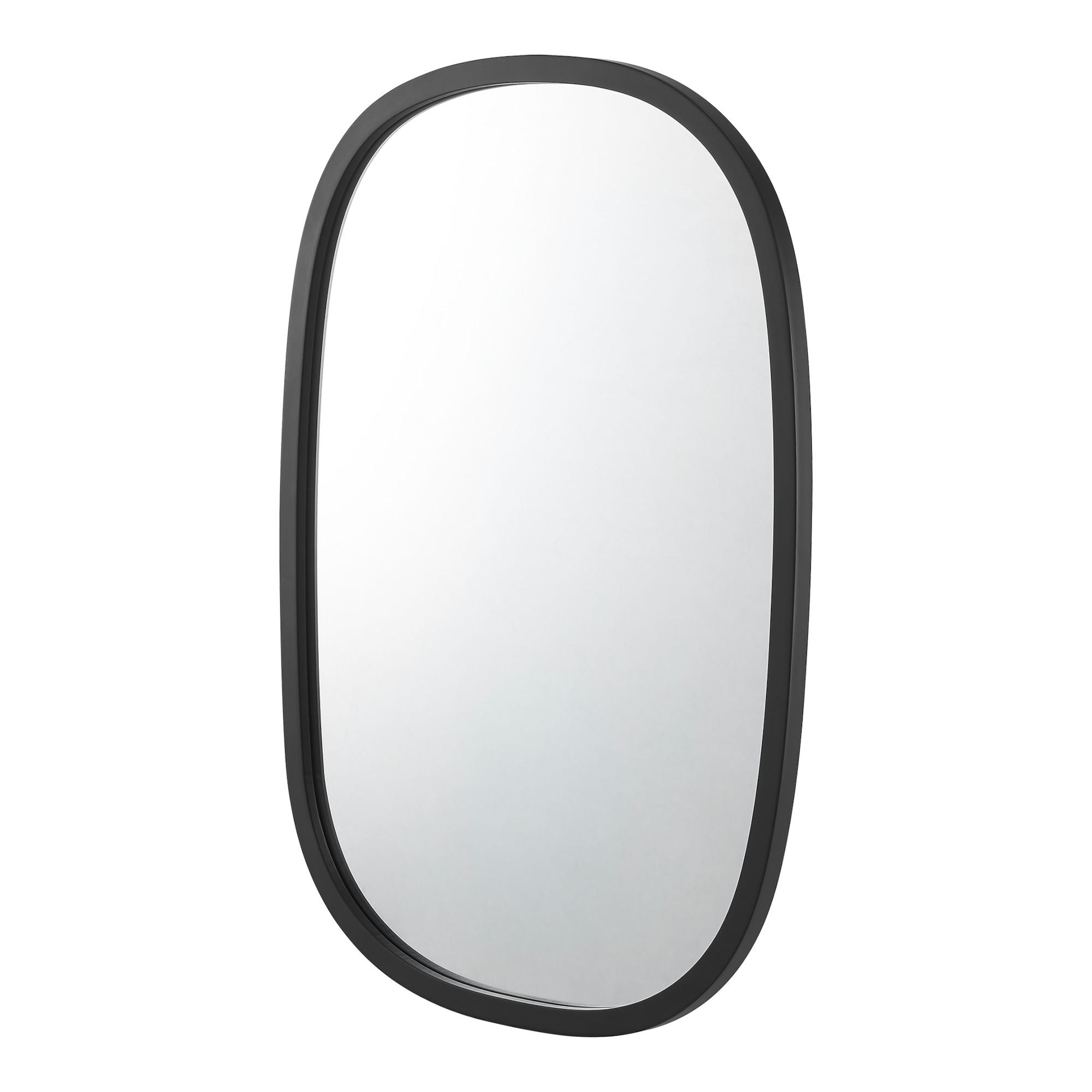 WANDSPIEGEL Copertino - Schwarz, Glas/Holzwerkstoff (46/70/66cm) - [en.casa]