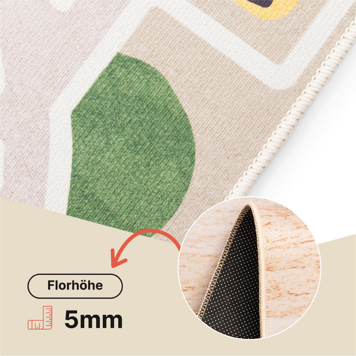 TEPPICH JOY Grau 180/250 cm - Grau, Textil (180/250cm) - Tapiso
