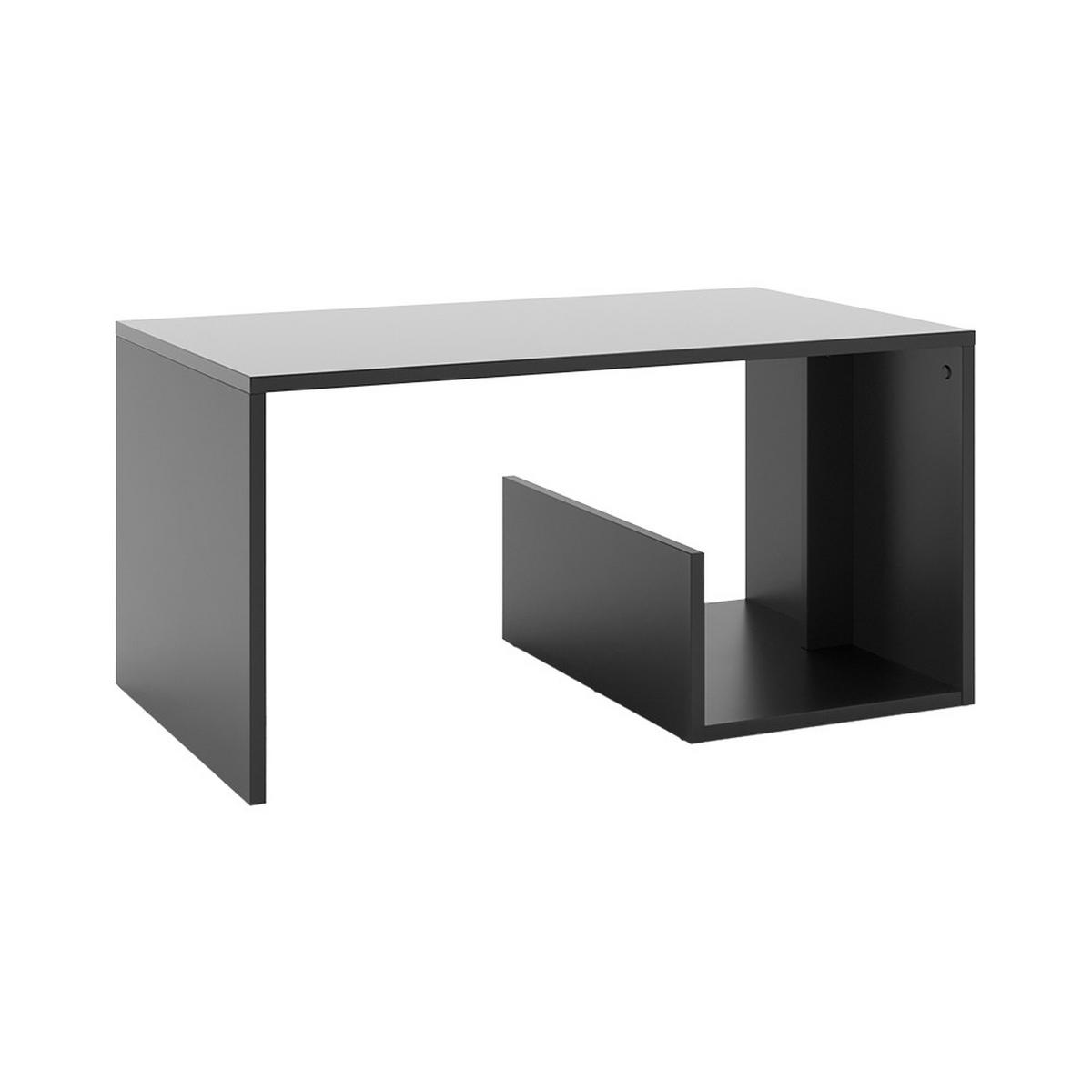 COUCHTISCH Lonar Anthrazit 80 x 46.6 cm - Anthrazit, Holzwerkstoff (46.6/80/40cm) - Vicco