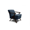 SESSEL LEBRON, dunkelblau - Dunkelblau, Holzwerkstoff/Textil (65/82/79cm) - Courtois Laville