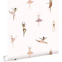 TAPETE Ballerinas 53 cm x 10.05 m - Terracotta, Papier (53/0.1cm) - ESTAhome
