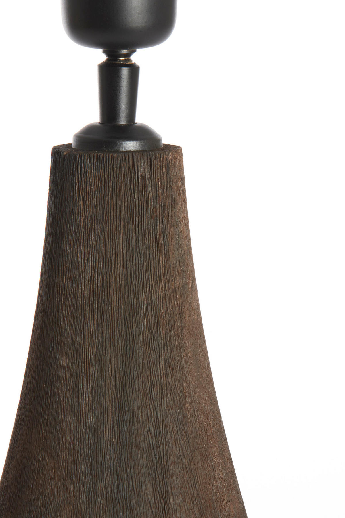 LAMPENFUSS Trapino Braun Ø13/32 cm - Braun, Holz (13/13/32cm) - Light & Living