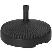 SONNENSCHIRMSTÄNDER bis 28 kg befüllbar - Schwarz, Kunststoff (55/55cm) - Outsunny