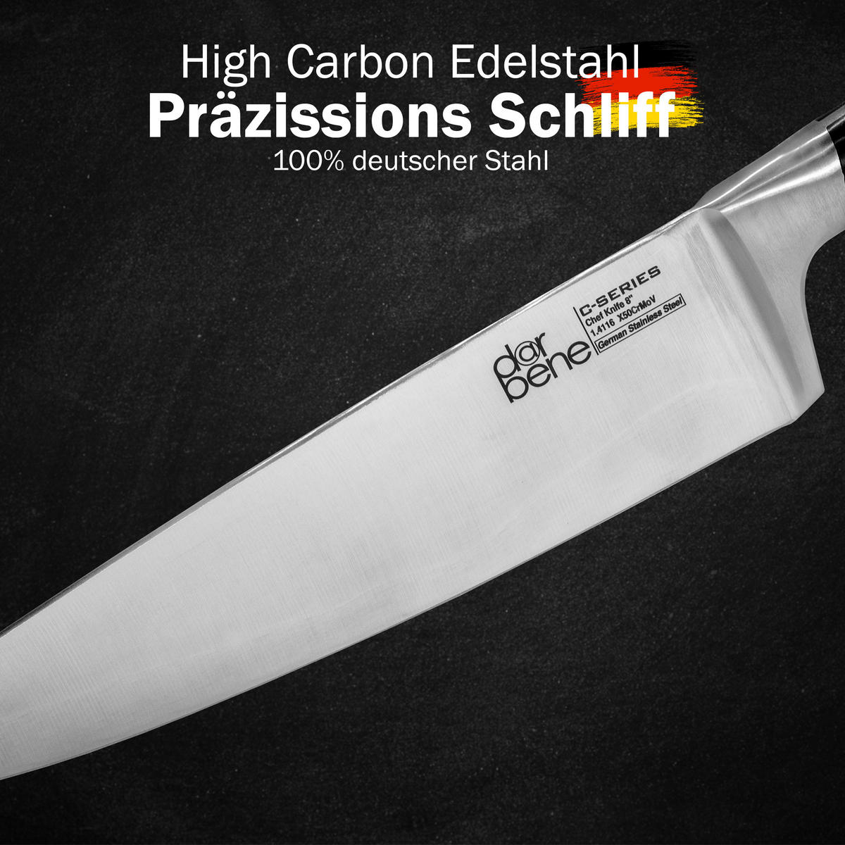 CHEFMESSER C-Series ABS-Griff 34cm - Alufarben, Metall (34cm) - DarBene