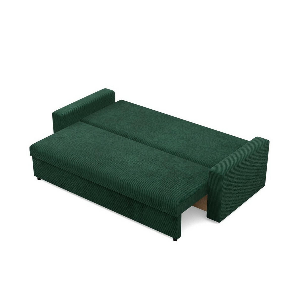 SOFA Neo mit gerader Armlehnen grün - Grün, Textil (220/92/92cm) - SIMKAM Furniture
