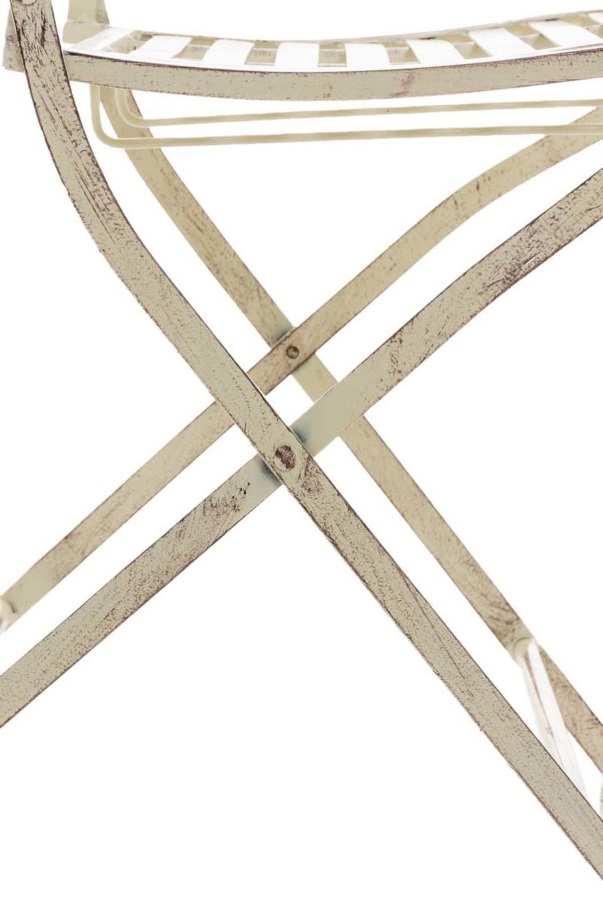 STÜHLE Sidan - 2er Set antik-creme - Naturfarben, Metall (42/91.5/49cm) - TPFGarden