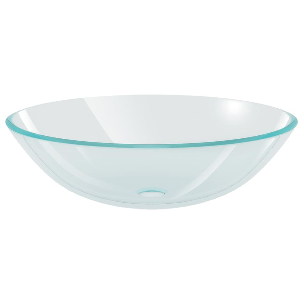 WASCHBECKEN Kukla 42/42/13 cm - Transparent, Glas (42/13/42cm) - Nettlife