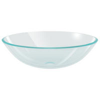 WASCHBECKEN Kukla 42/42/13 cm - Transparent, Glas (42/13/42cm) - Nettlife