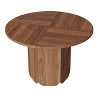 ESSTISCH rund 120 cm skandinavischer Stil DE-39838 Walnussholzfarbe - Walnussfarben, Holzwerkstoff (120/120/75cm) - ComfortXL