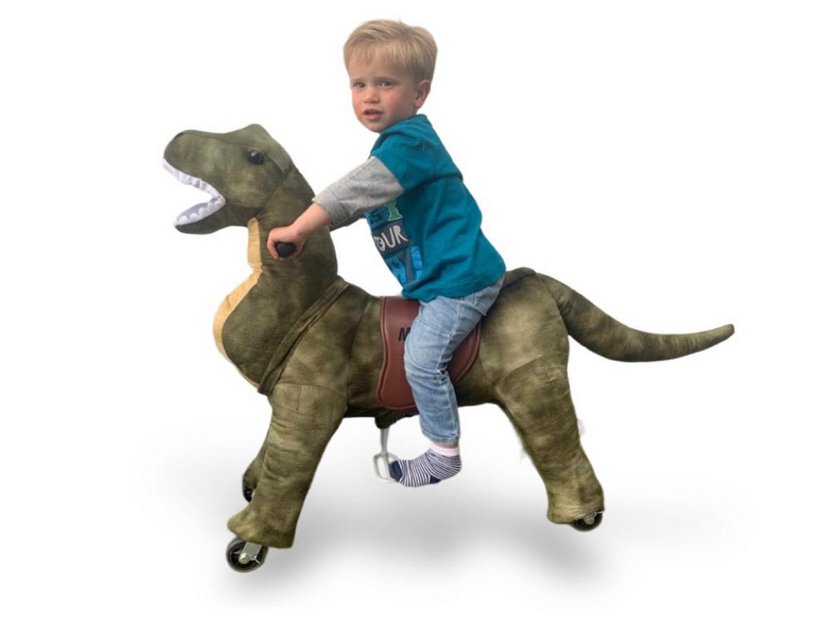 REITDINO Rex Größe M - Grün, Kunststoff (97/35/100cm) - TPFLiving