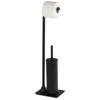 STAND-WC-GARNITUR Hella 15/20/69 cm - Schwarz, Metall (20/69/15cm) - Wenko