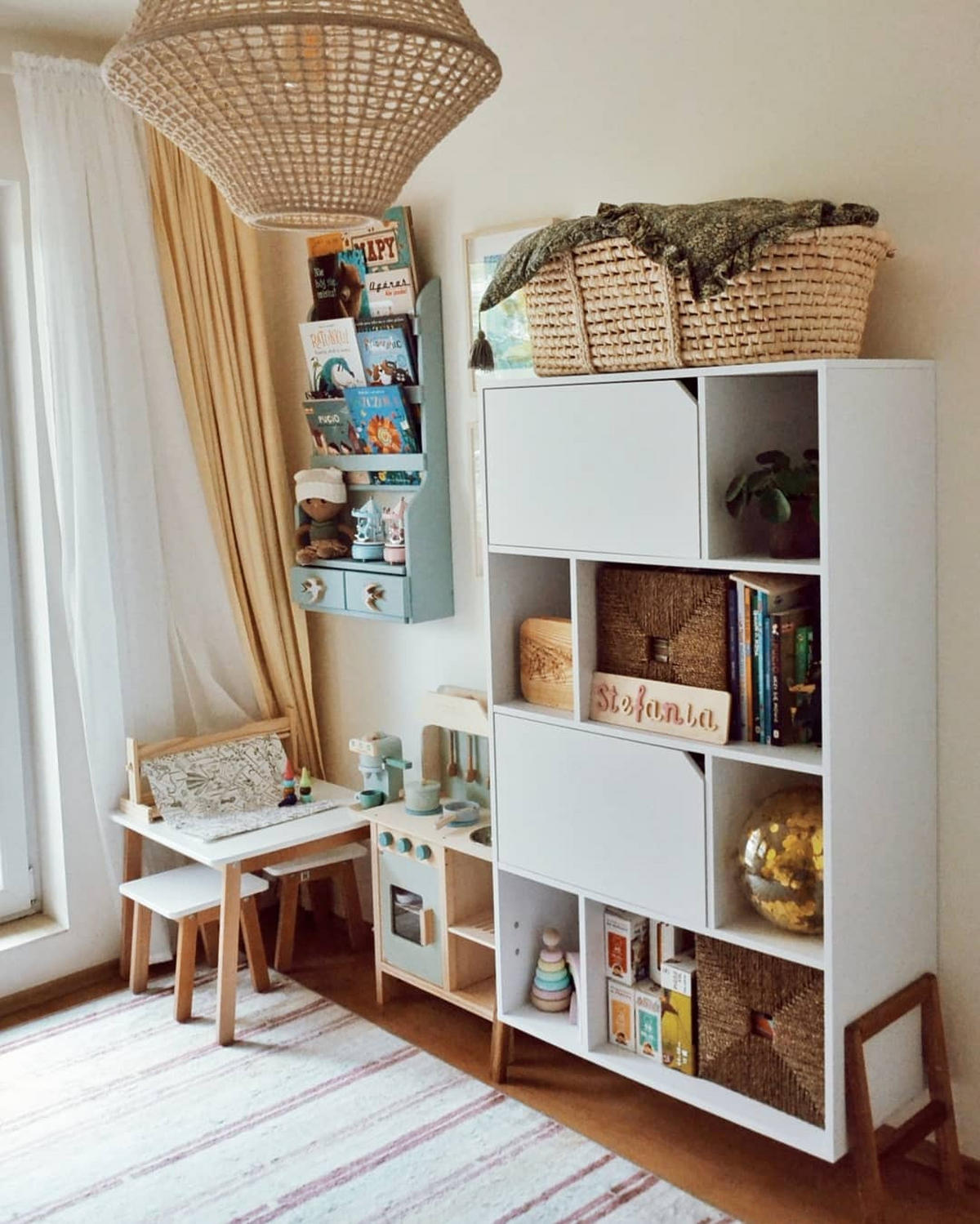 KINDERREGAL Lotta Weiß - Weiß, Holzwerkstoff (103/163/39cm) - RAUMHIRSCH FURNITURE