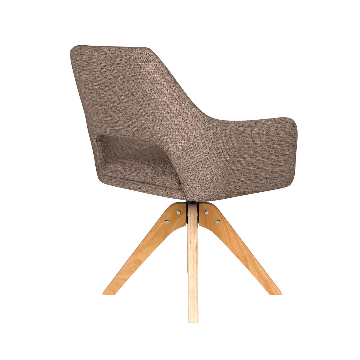 ESSZIMMERSTUHL Mos - Taupe - 59/59/85 cm - Taupe, Textil (59/85/59cm)